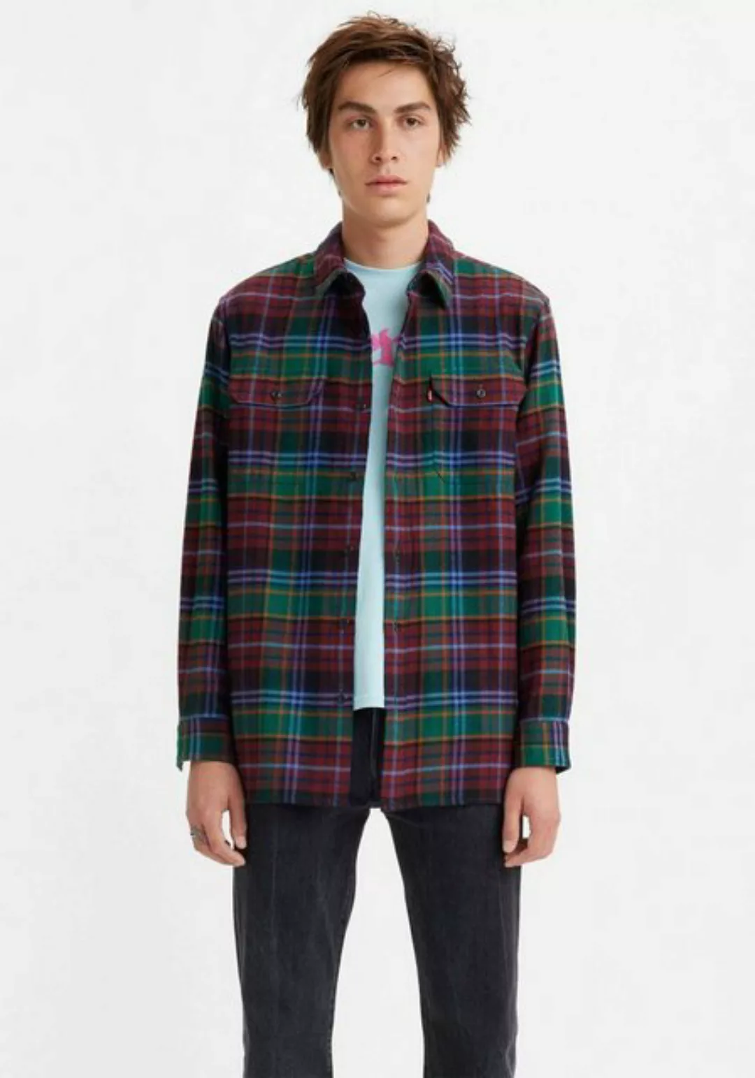 Levi's® Flanellhemd JACKSON WORKER mit durchgehender Knopfleiste günstig online kaufen