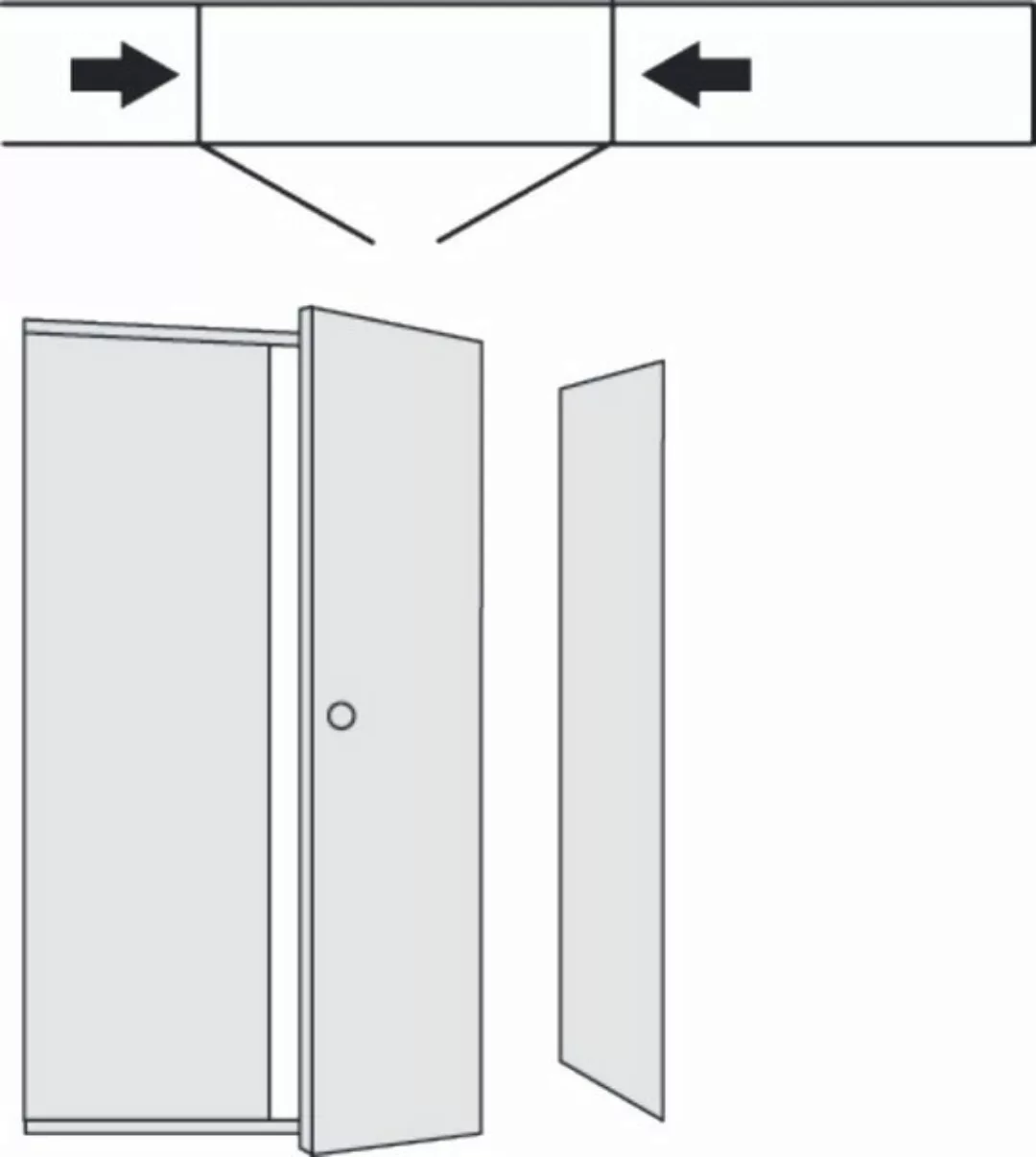 KERKMANN Aktenschrank Zwischenwand für Büro-Regal Progress 500 TxH 30x190cm günstig online kaufen