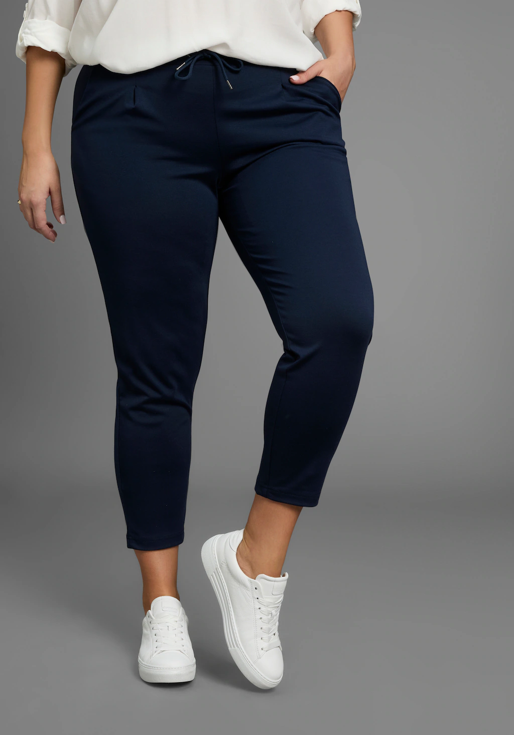 Laura Scott CURVE Jogger Pants, im sportiven Look - GROSSE GRÖSSE günstig online kaufen