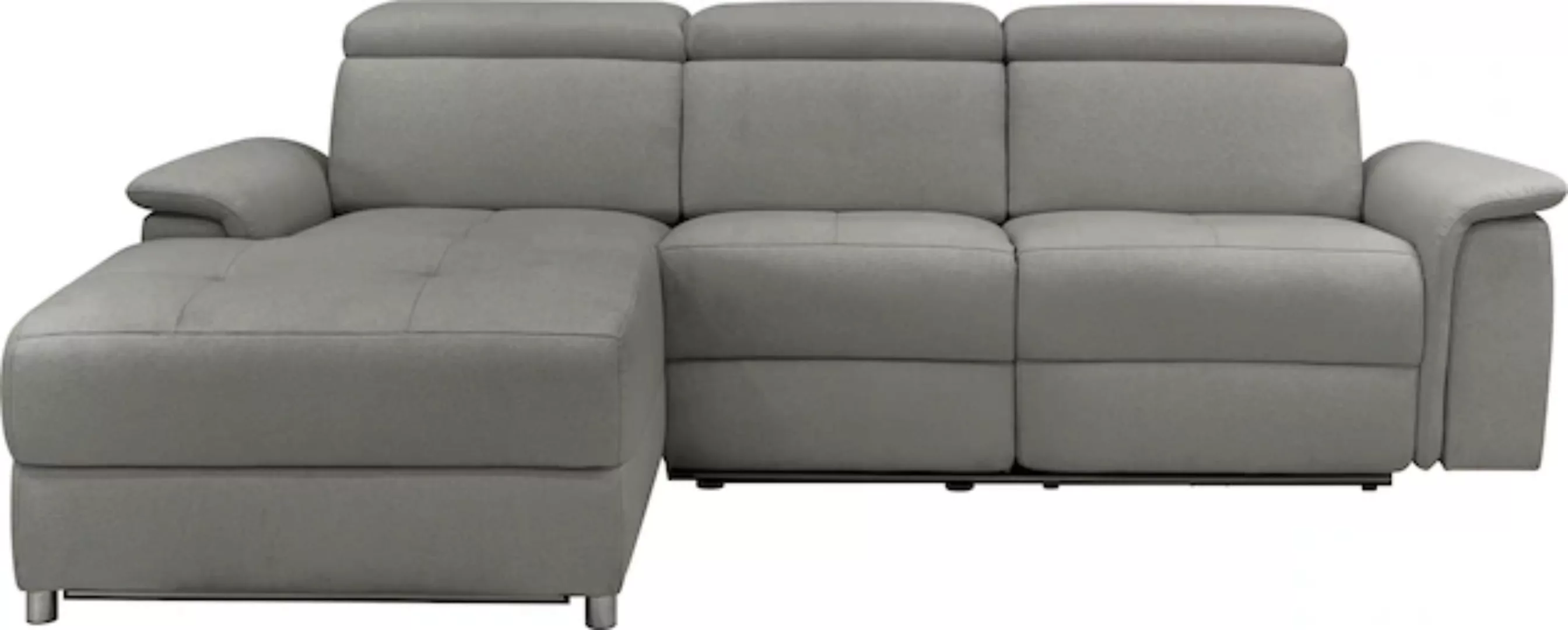 Places of Style Ecksofa »Pareli, L-Form, 259cm,m. Recamiere, Echtleder, Kun günstig online kaufen