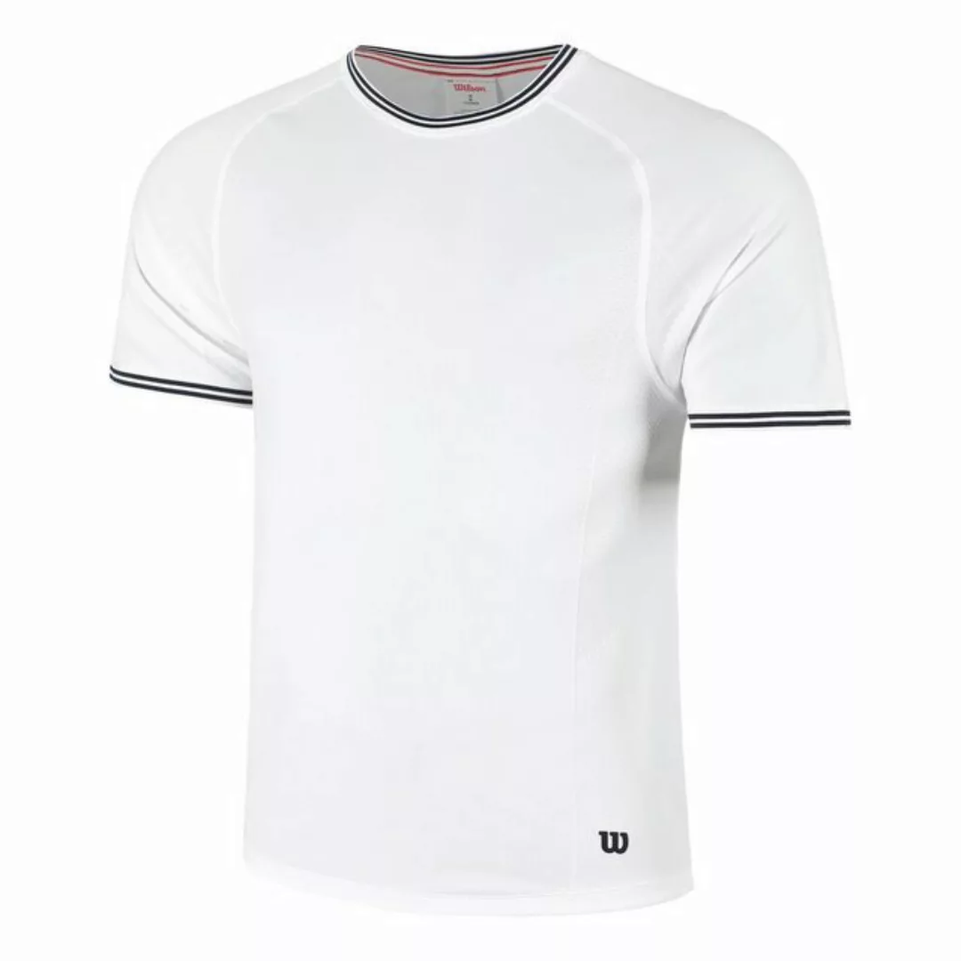 Wilson T-Shirt M Court Performance Crew Bright White günstig online kaufen