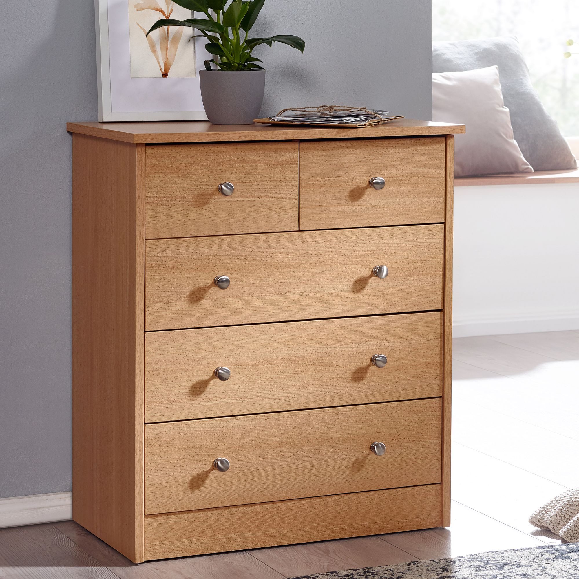 FINEBUY Sideboard SuVa1594_1 (Kommode 60x70x35 cm günstig online kaufen