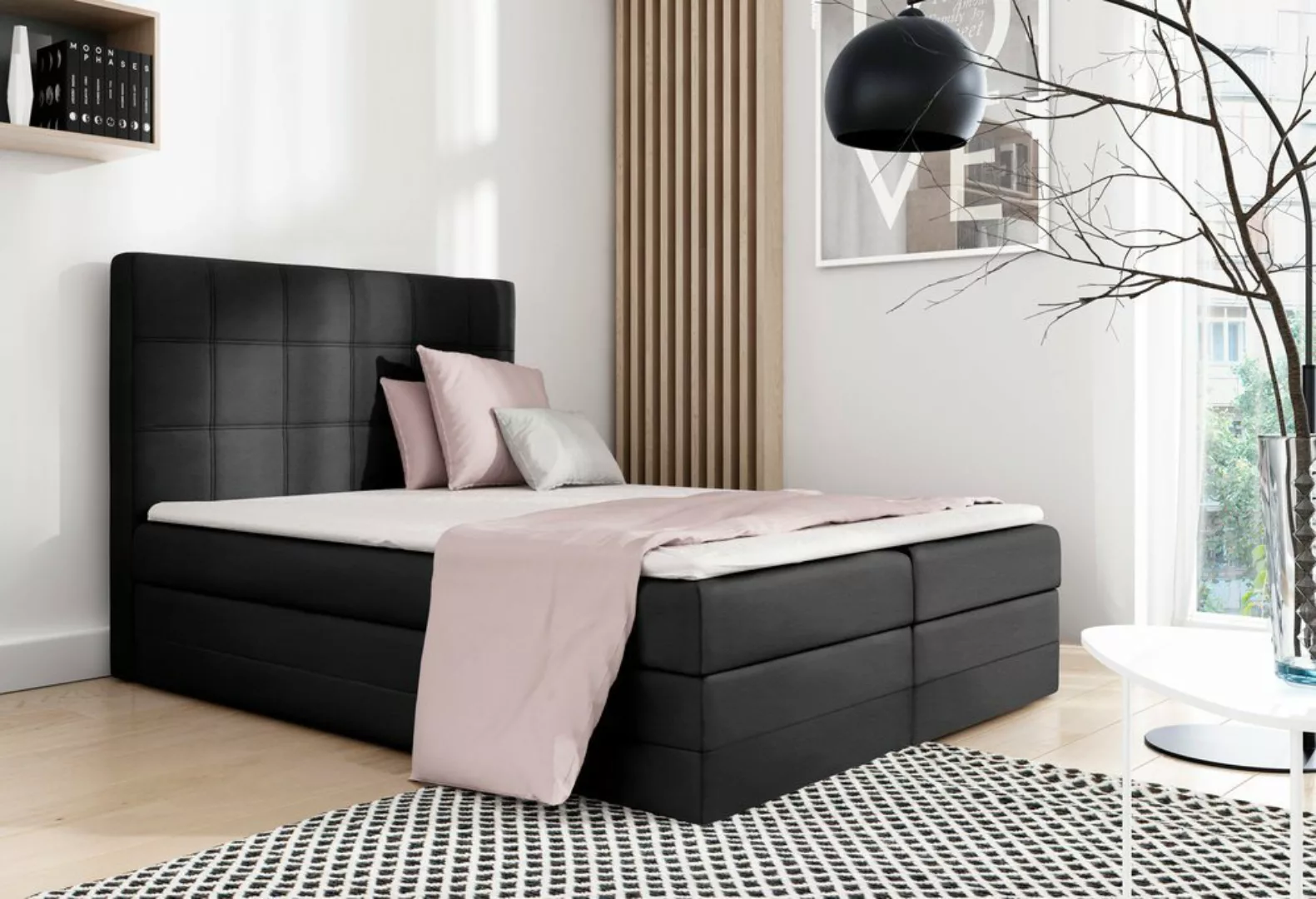 Stylefy Boxspringbett Minor (Schlafzimmerbett, Bett), Design günstig online kaufen