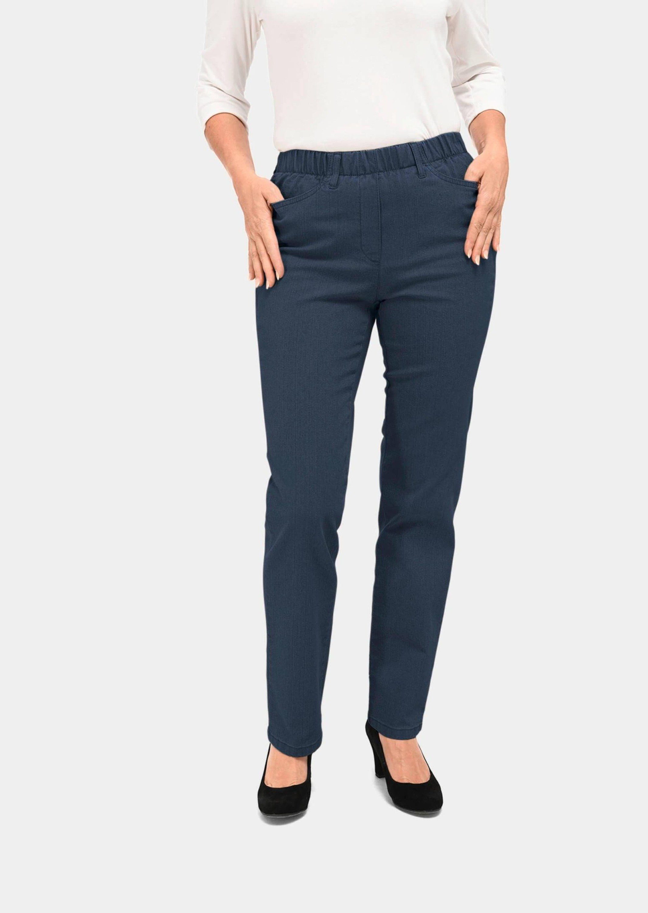 GOLDNER Bequeme Jeans Kurzgröße: Klassische Jeansschlupfhose günstig online kaufen