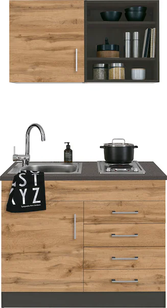 KOCHSTATION Pantryküche KS-Mali, Breite 100 cm, günstig online kaufen