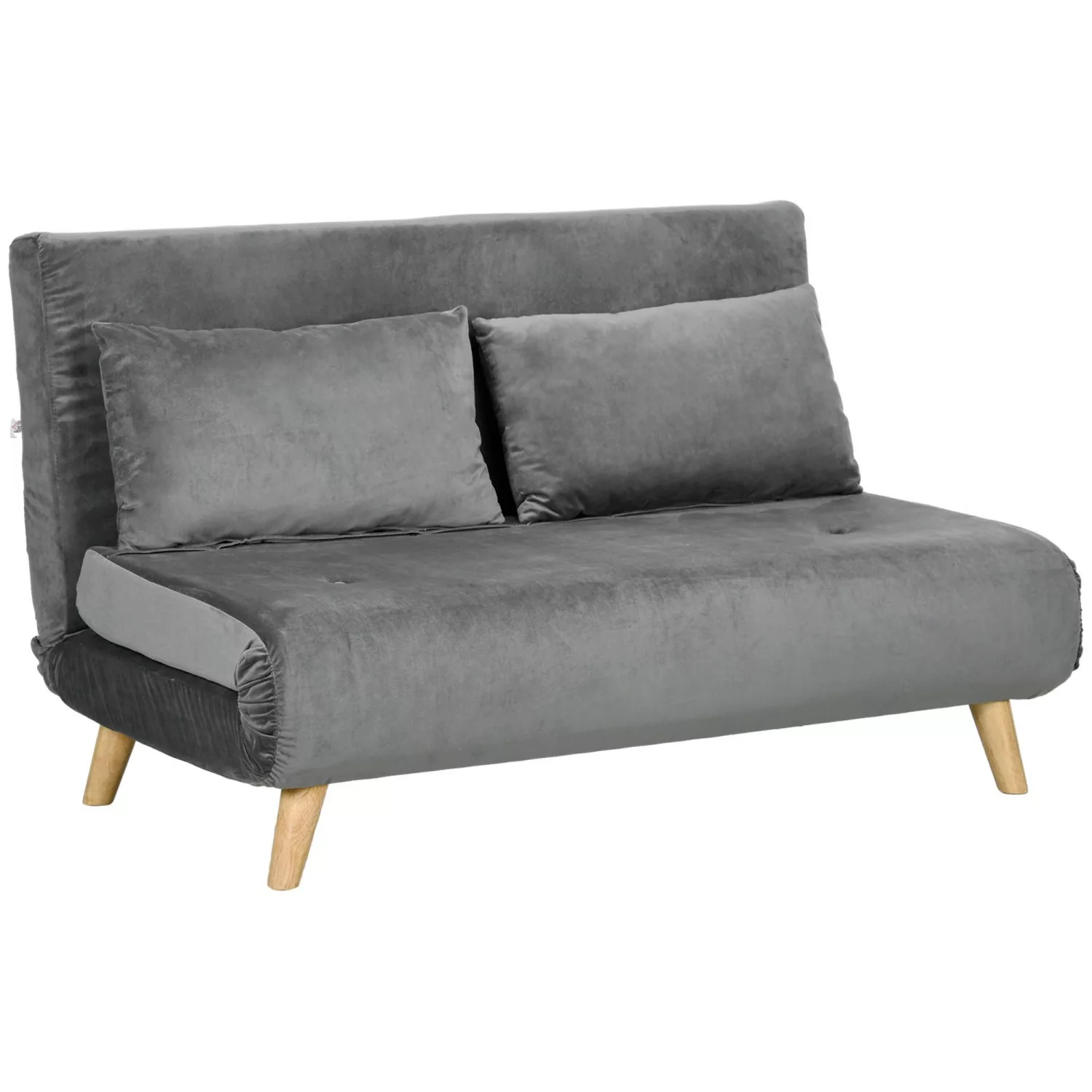 HOMCOM Schlafsofa 2-Sitzer Sofa mit Bettfunktion, günstig online kaufen