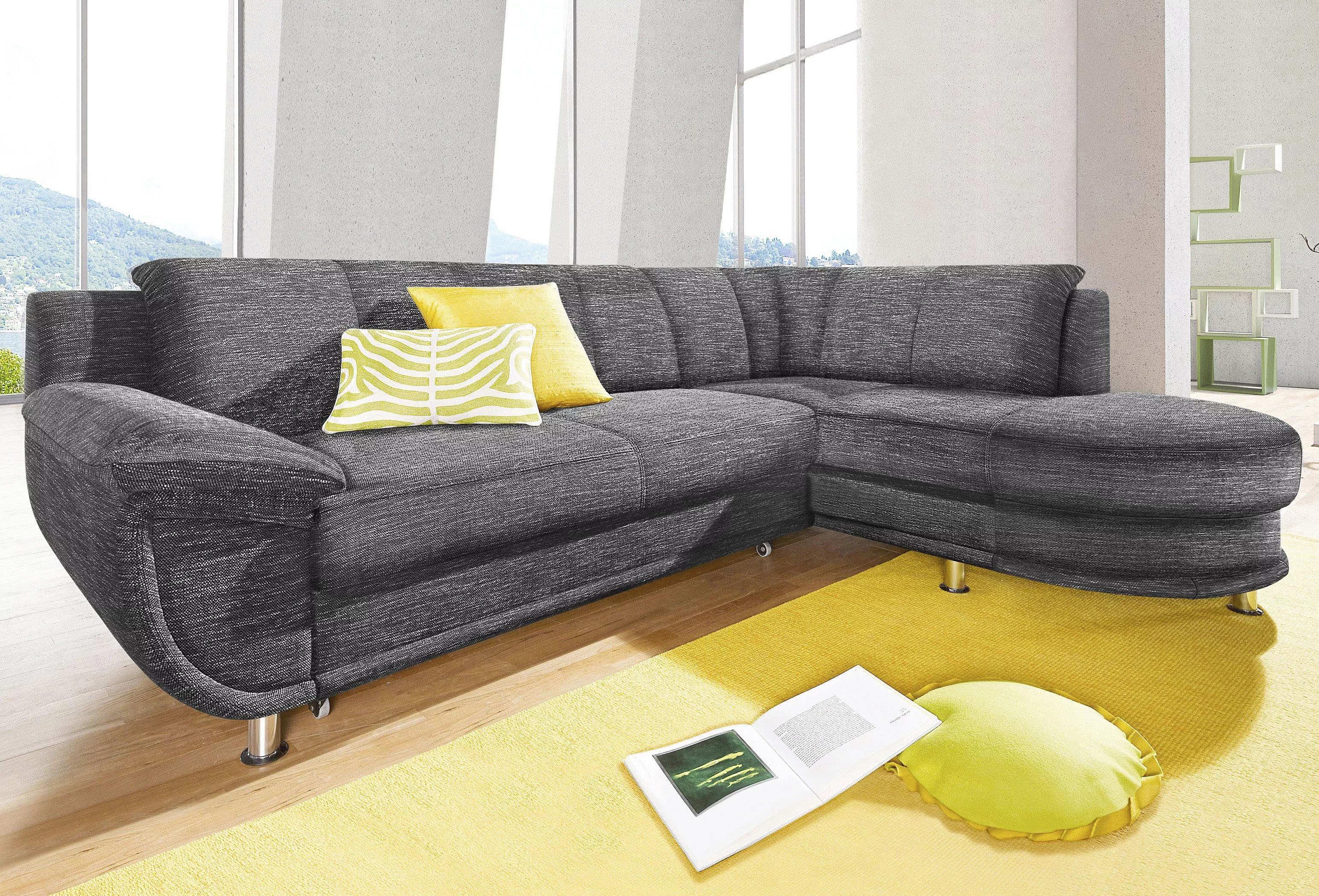 TRENDMANUFAKTUR Ecksofa »Rondo, zeitlos und elegant, bequem, L-Form«, wahlw günstig online kaufen