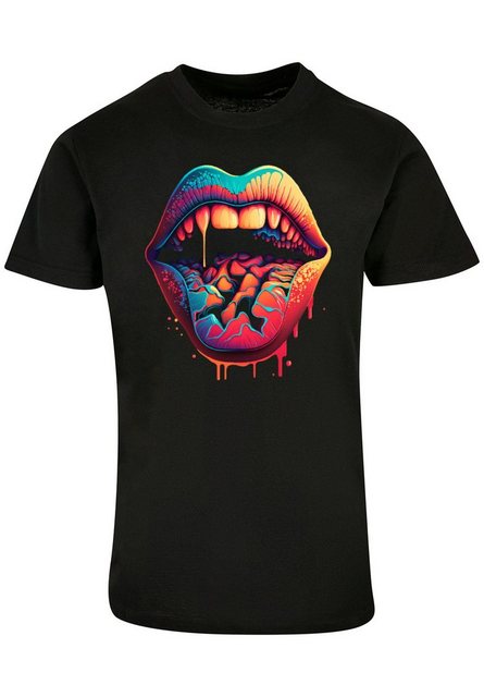 F4NT4STIC T-Shirt Drooling Lips TEE UNISEX Print günstig online kaufen