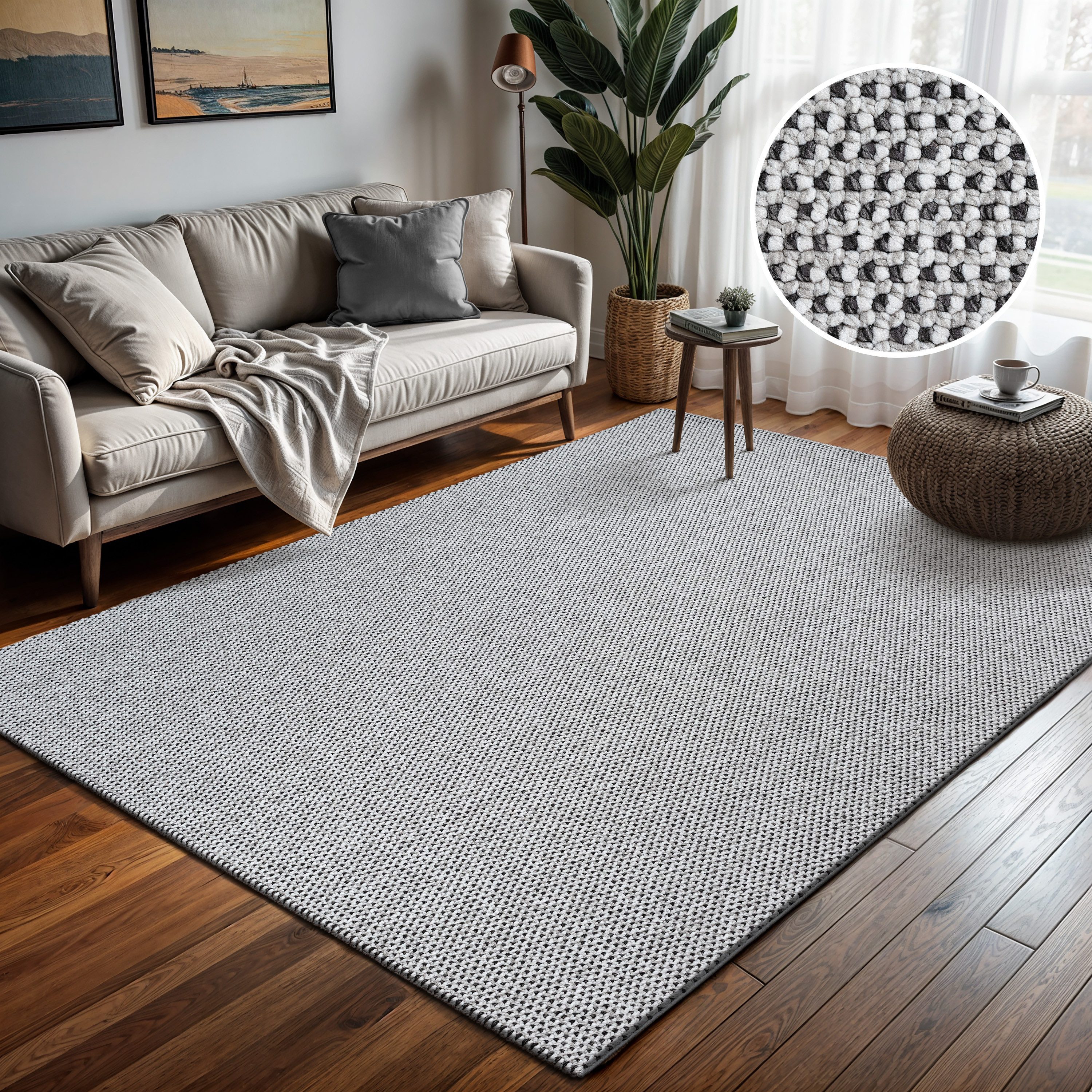 Sanat Teppich »Lora Plus, auch als Läufer«, rechteckig, 5 mm Höhe, Kurzflor günstig online kaufen