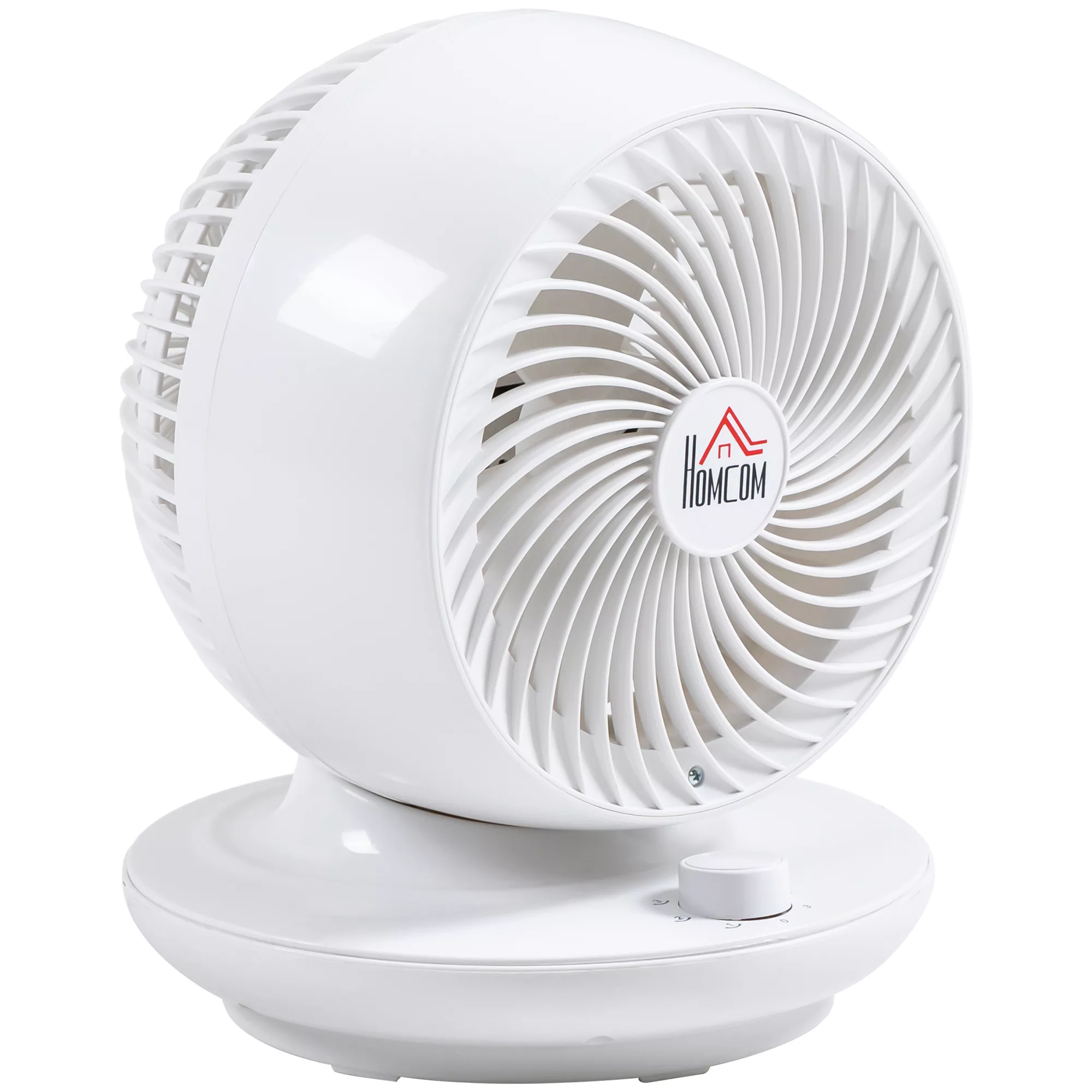 HOMCOM Tischventilator 45W 90° schwenkbar 3 Geschwindigkeitsstufen für Büro günstig online kaufen