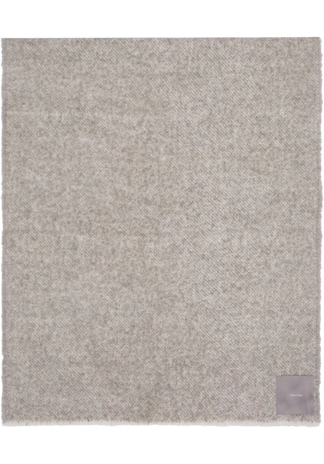 Calvin Klein Schal "CONCRETE WOOL BLANKET", mit Logopatch günstig online kaufen