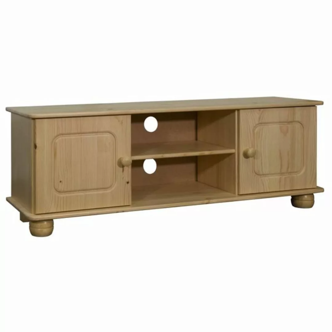 furnicato TV-Schrank 115x29x40 cm Massivholz Kiefer günstig online kaufen