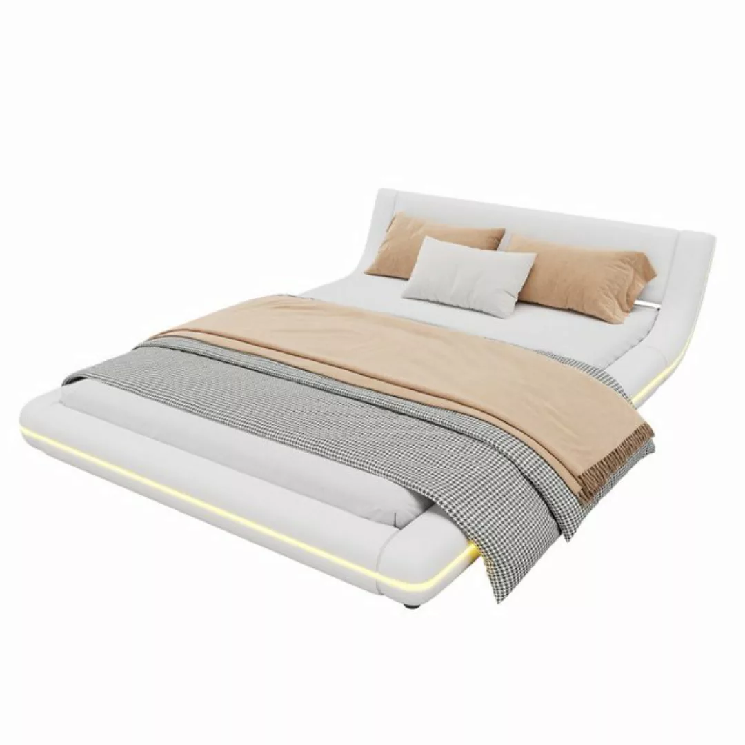 MODFU Polsterbett Flachbett Flachbett Funktionsbett Doppelbett Kinderbett ( günstig online kaufen