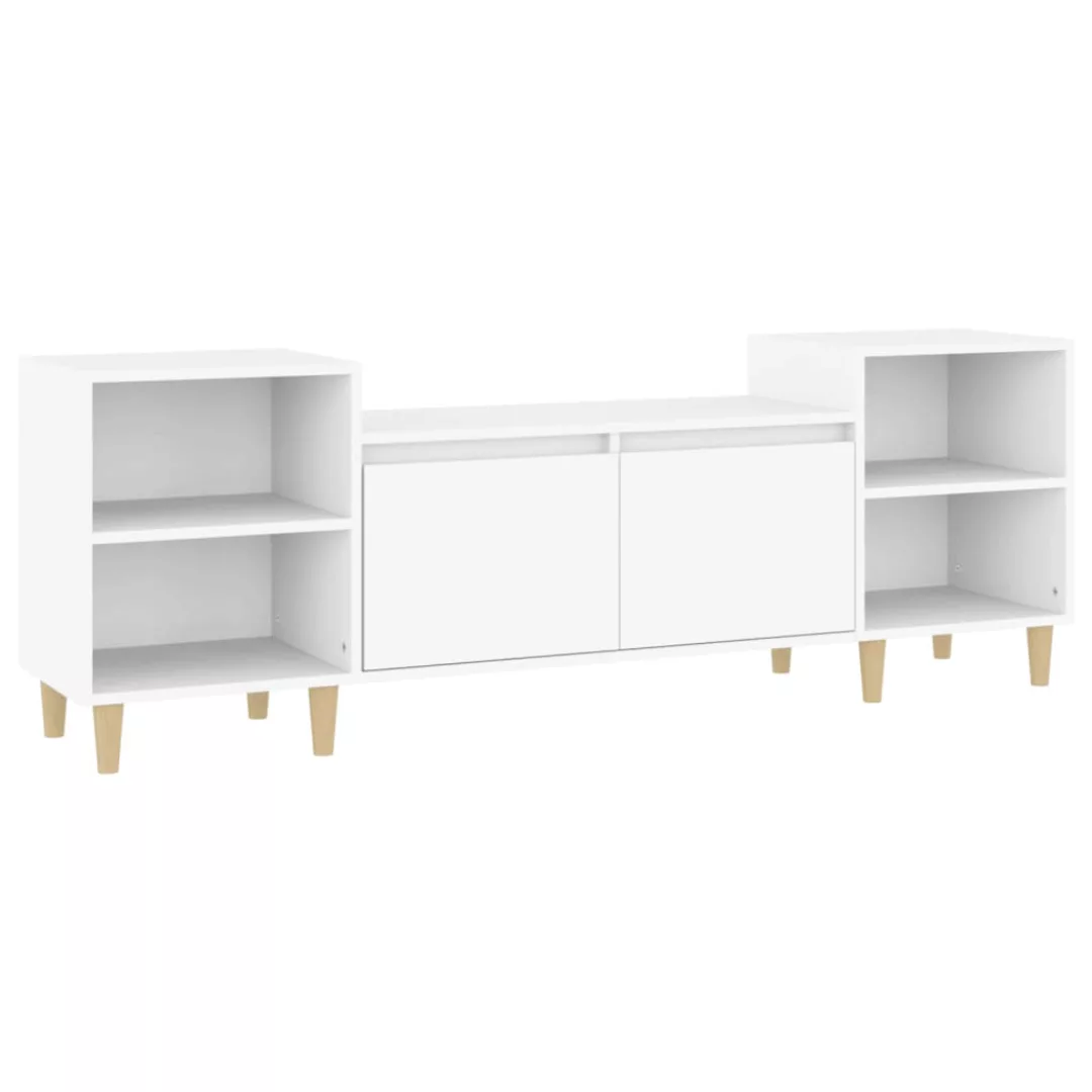 Vidaxl Tv-schrank Weiß 160x35x55 Cm Holzwerkstoff günstig online kaufen