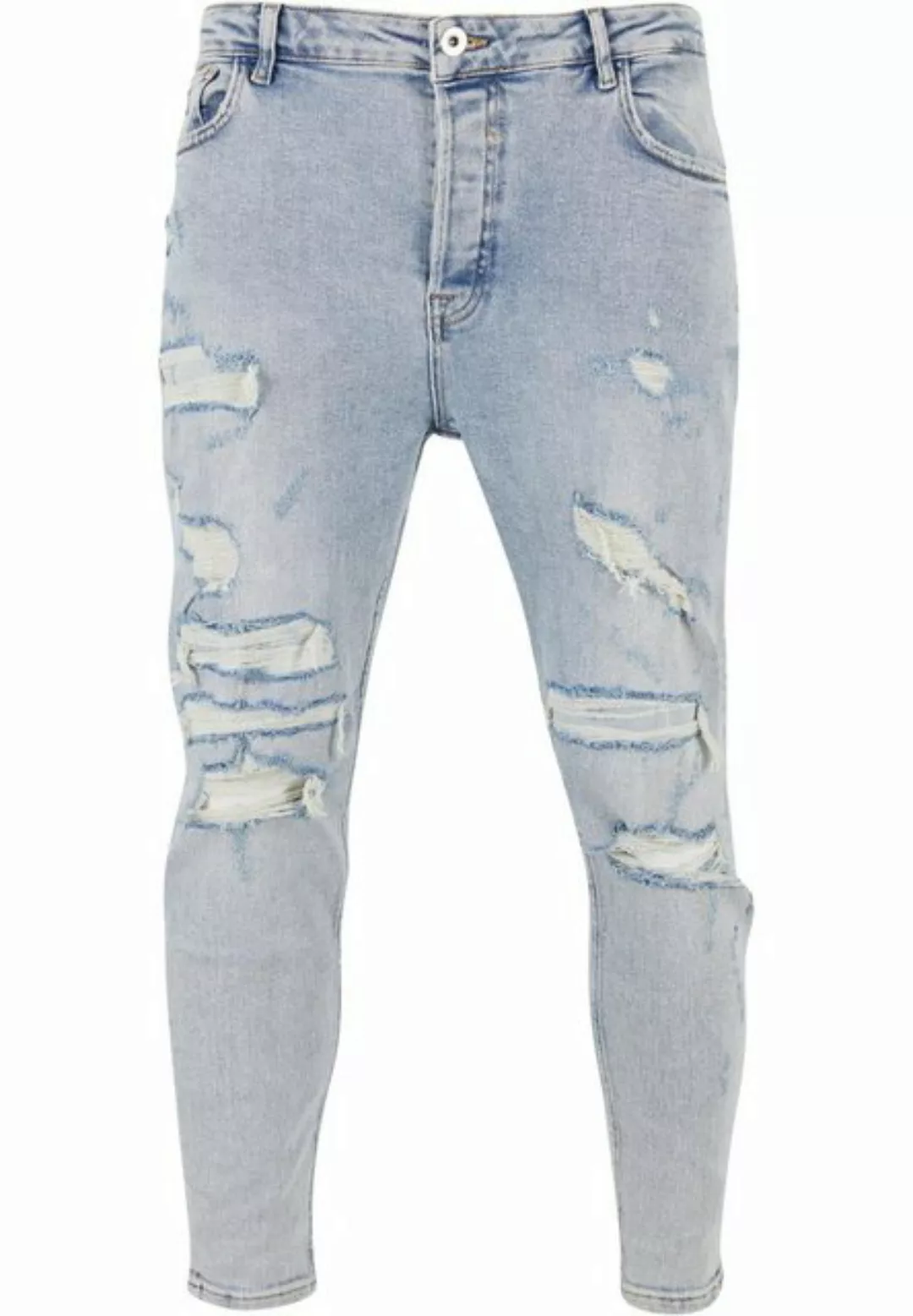 2Y Premium Bequeme Jeans Herren 2Y Destroyed Skinny Cropped Denim günstig online kaufen