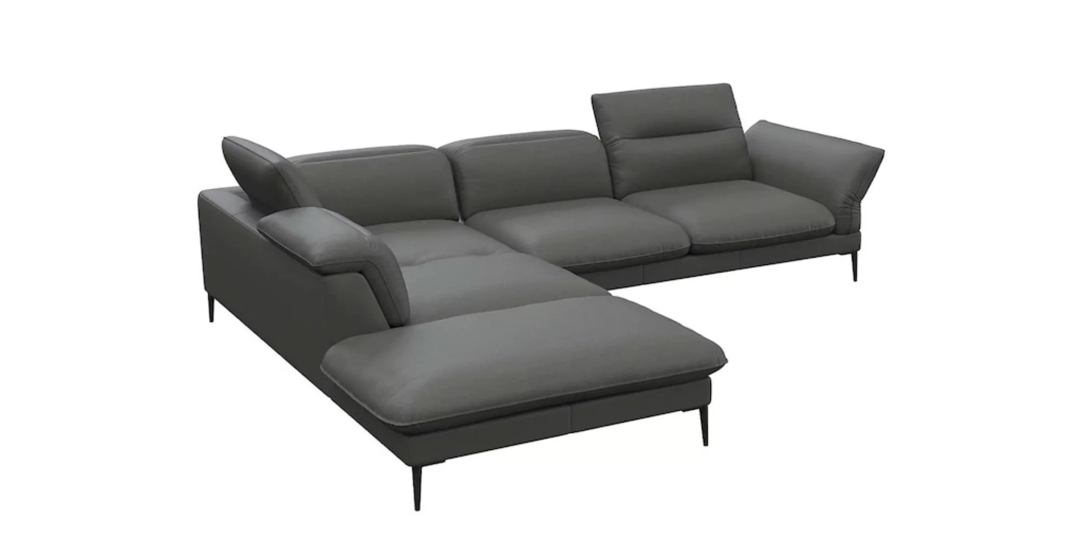 FLEXLUX Ecksofa "Salino, Funktionssofa mit Ottomane, Relaxsofa, Ecksofa", S günstig online kaufen