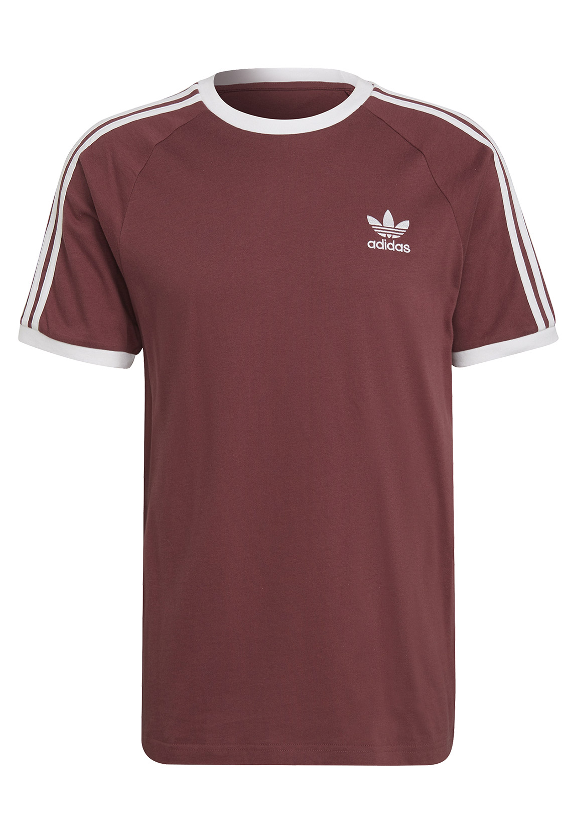 Adidas Originals 3 Stripes Kurzärmeliges T-shirt M Quiet Crimson günstig online kaufen