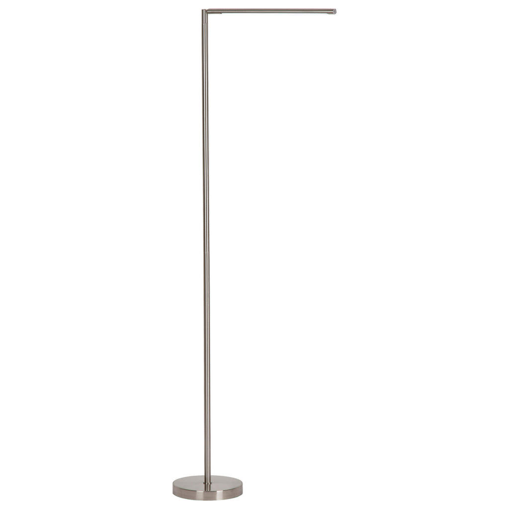 Nowa LED-Stehleuchte 40550101 silber Metall B/H/T: ca. 40x145x20 cm günstig online kaufen