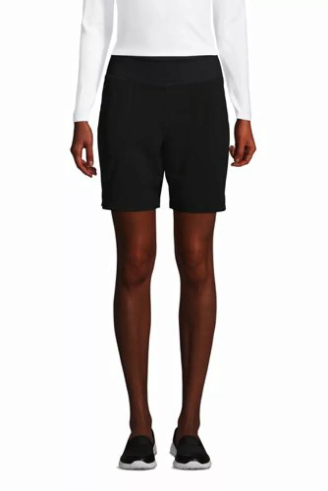 High Waist Shorts ACTIVE, Damen, Größe: 48-50 Normal, Schwarz, Polyester-Mi günstig online kaufen