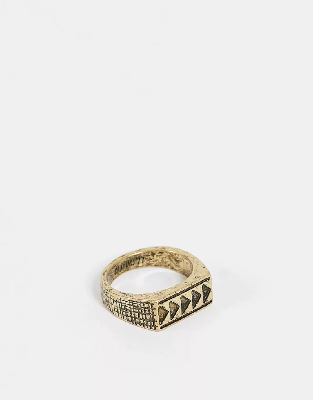 Classics 77 – Goldfarbener Ring mit Pfeil-Design günstig online kaufen