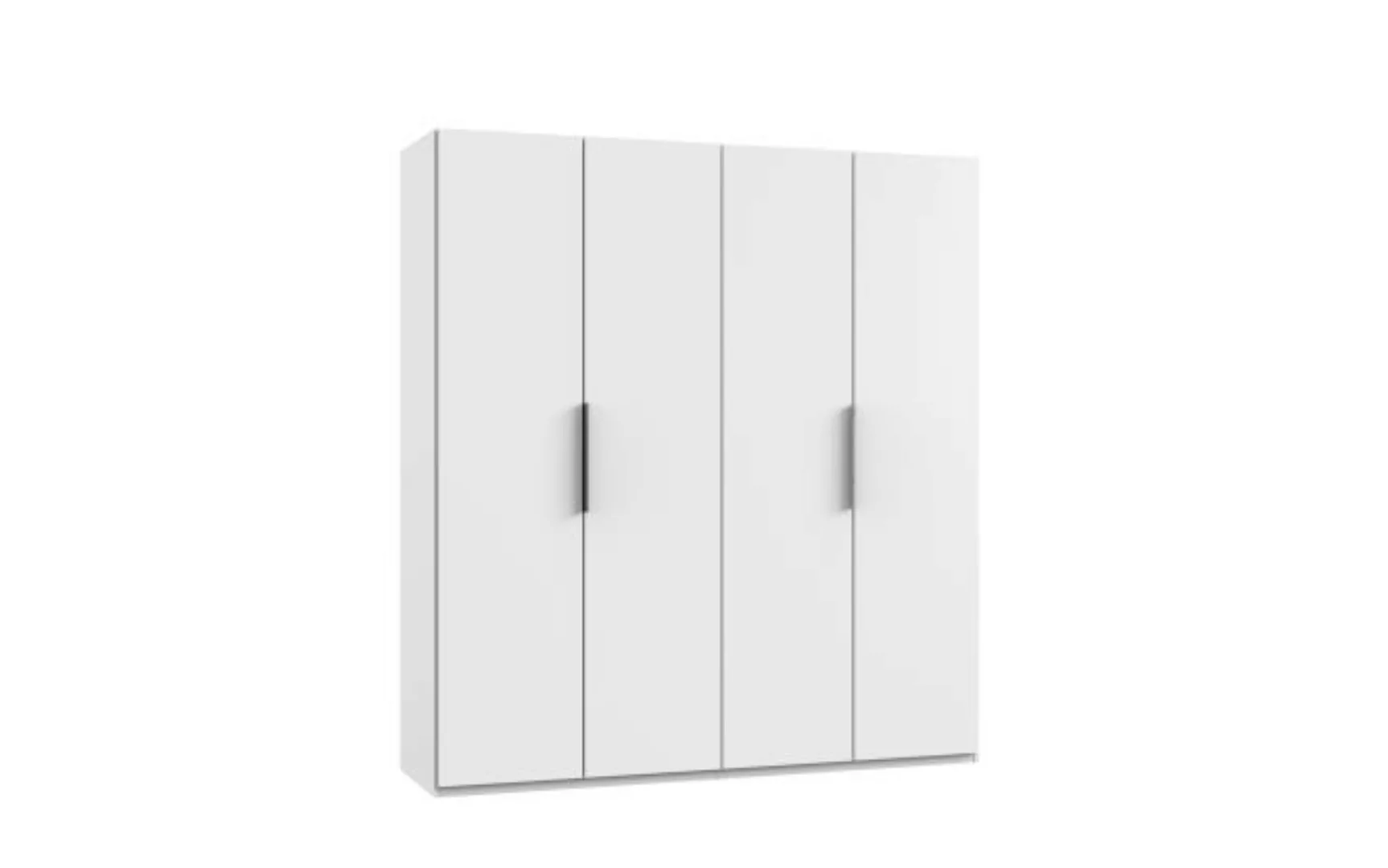 Kleiderschrank 150 cm breit mit Spiegel LEVEL36 A Weiß günstig online kaufen