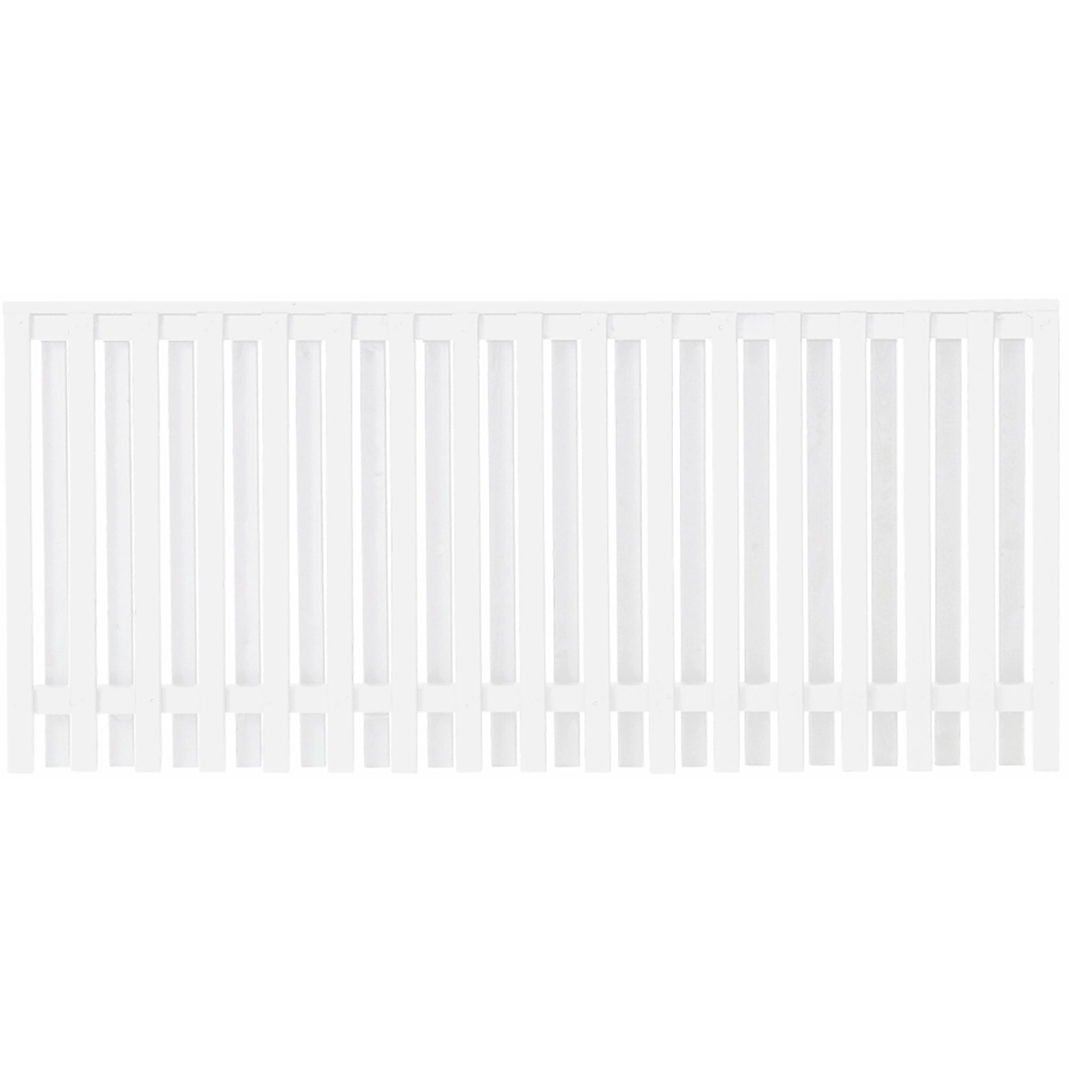 Plus Holz Vorgartenzaun Nagano Nadelholz Weiß 180 cm x 80 cm günstig online kaufen