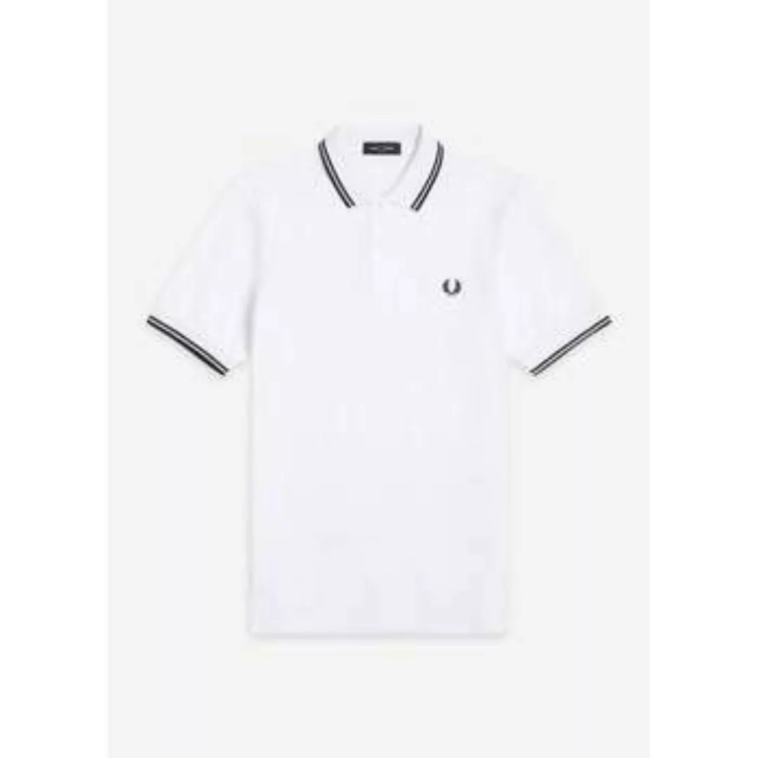 Fred Perry  T-Shirts & Poloshirts Twin tipped  polo shirt- white günstig online kaufen