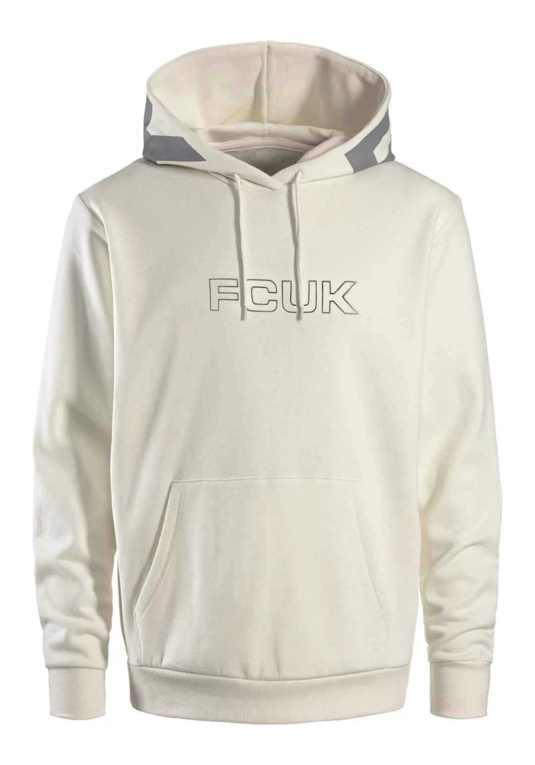 FCUK Hoodie mit großem Markenprint günstig online kaufen