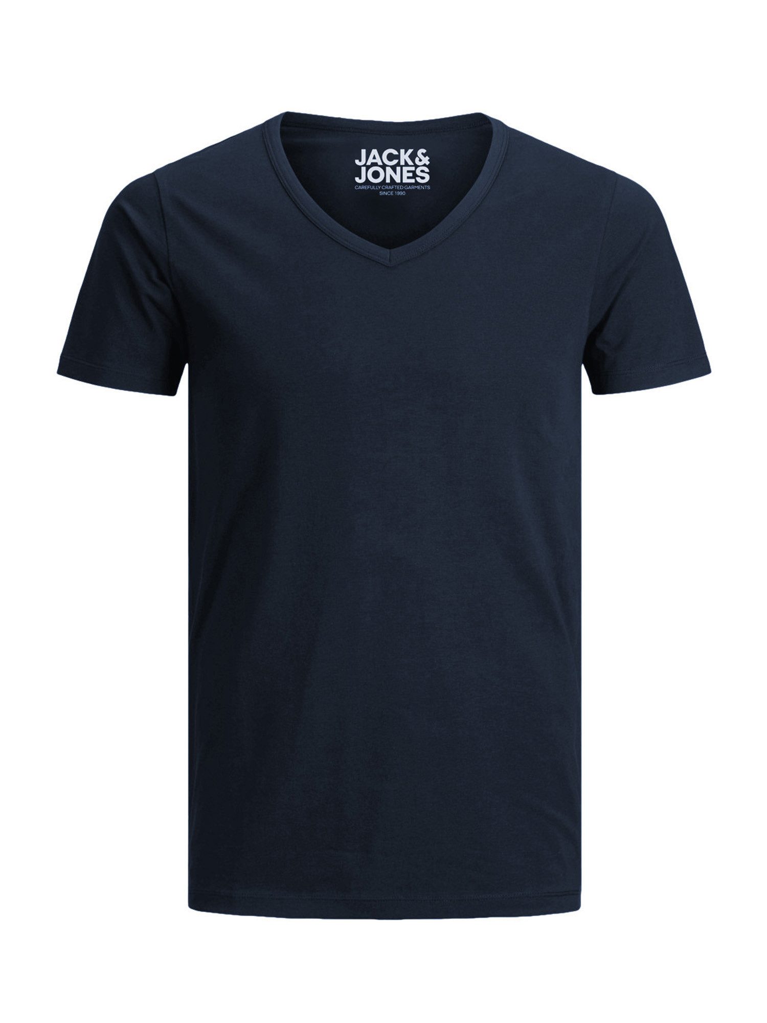 Jack & Jones T-Shirt Basic V-Neck günstig online kaufen