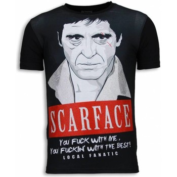 Local Fanatic  T-Shirt Scarface Red Scar Strass günstig online kaufen