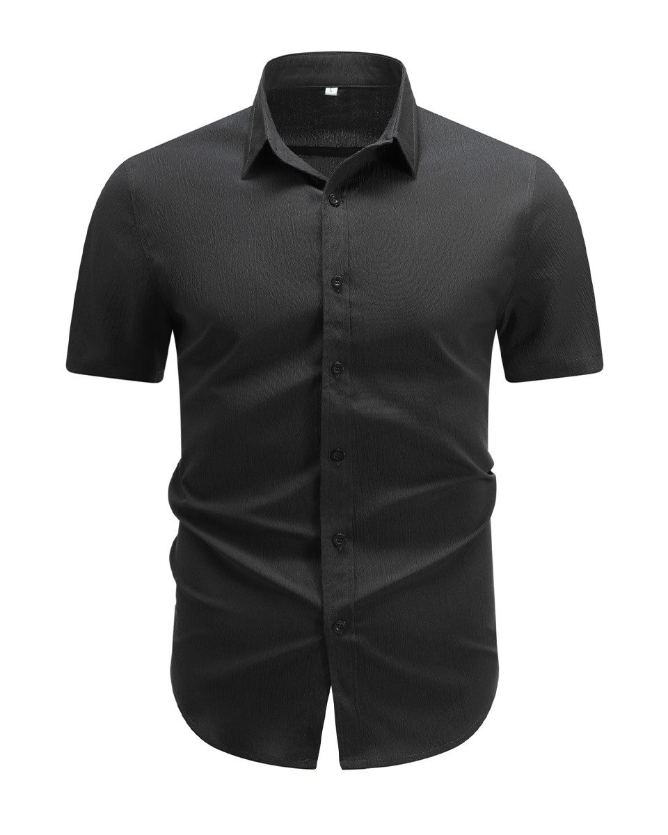 Allthemen Kurzarmhemd Regular Fit leichtes Freizeithemd günstig online kaufen