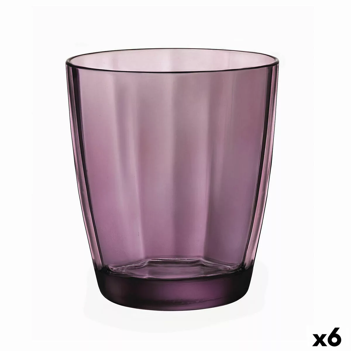 Becher Bormioli Rocco Pulsar Lila Glas (6 Stück) (305 Ml) günstig online kaufen