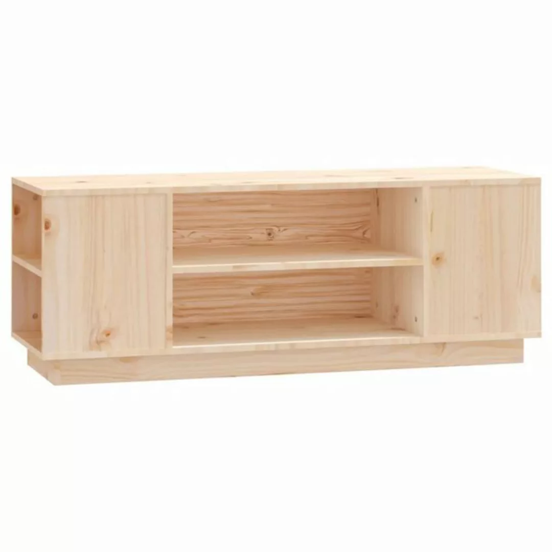 vidaXL TV-Schrank TV-Schrank 110x35x40,5 cm Massivholz Kiefer Lowboard Fern günstig online kaufen