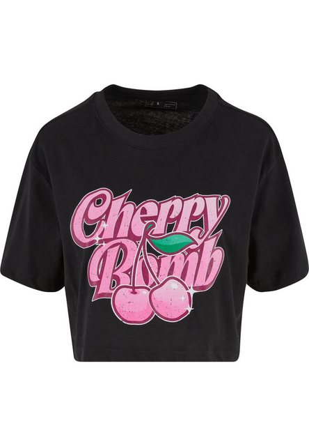 Miss Tee T-Shirt Miss Tee Damen Cherry Bomb Ladies Short Overized Tee (1-tl günstig online kaufen