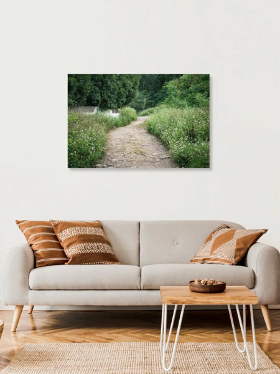 Poster / Leinwandbild - Country Road günstig online kaufen