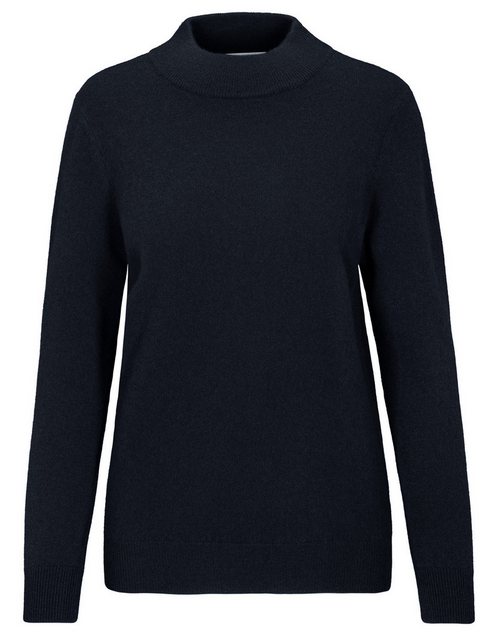 Clarina Strickpullover Stehbund-Pullover, 1/1 Arm,uni, 617 MARINE günstig online kaufen