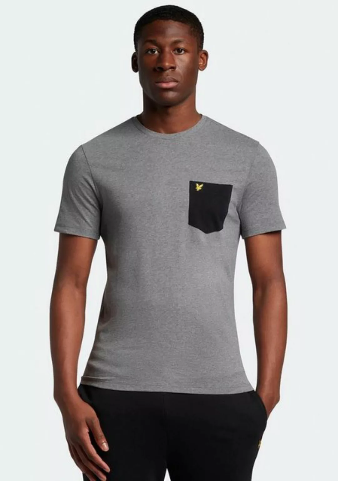 Lyle & Scott T-Shirt LS T-Shirt NOS mit Logostickerei auf der Brust günstig online kaufen