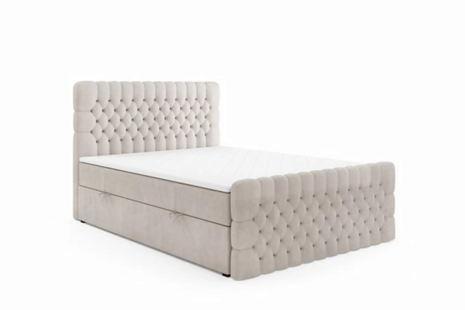 Labett Boxspringbett mit Bettkästen Matratze H3 H4 DESTINY 140x200 160x200 günstig online kaufen