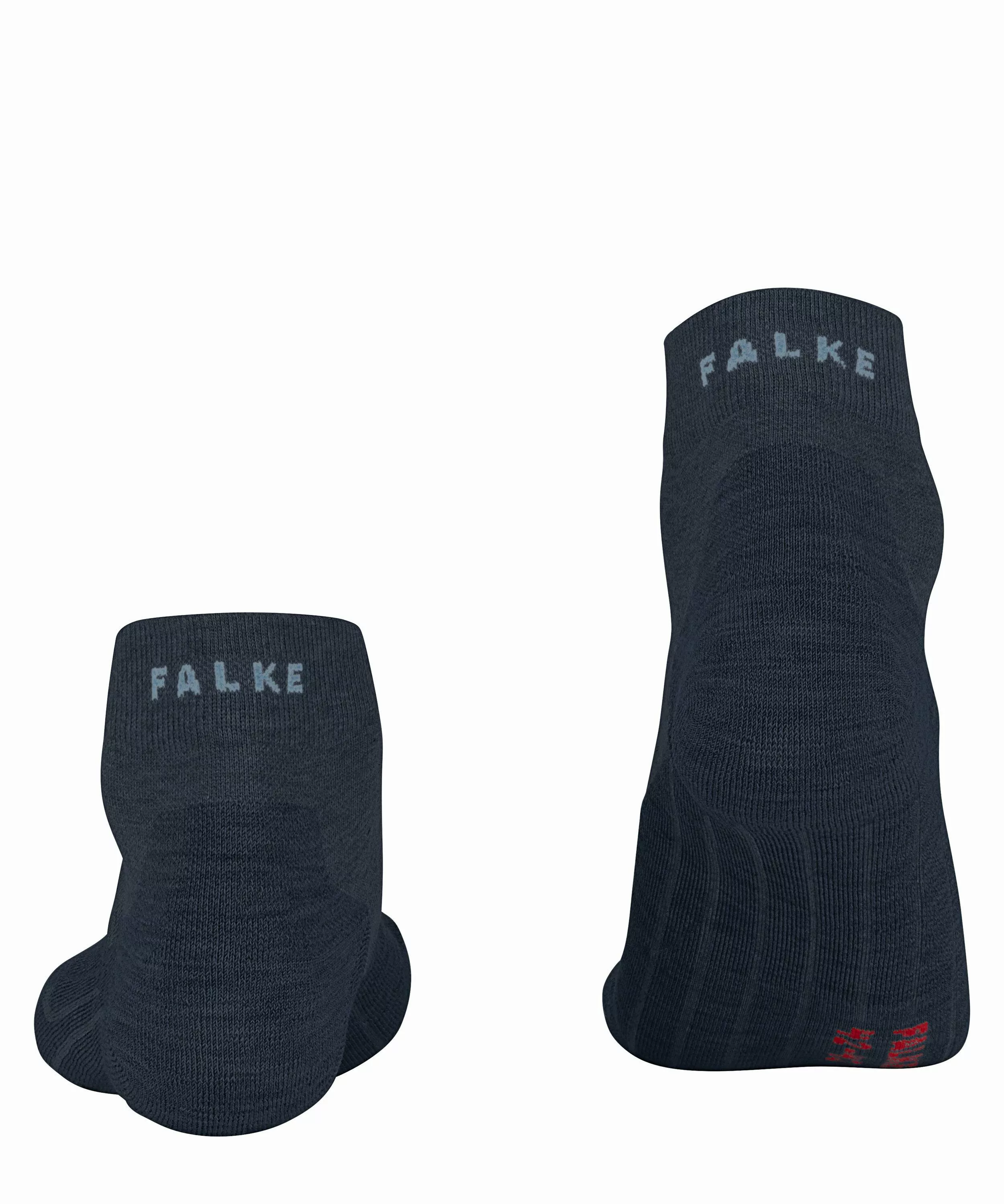 FALKE GO2 Short Damen Golf Socken, 41-42, Blau, Baumwolle, 16780-611604 günstig online kaufen