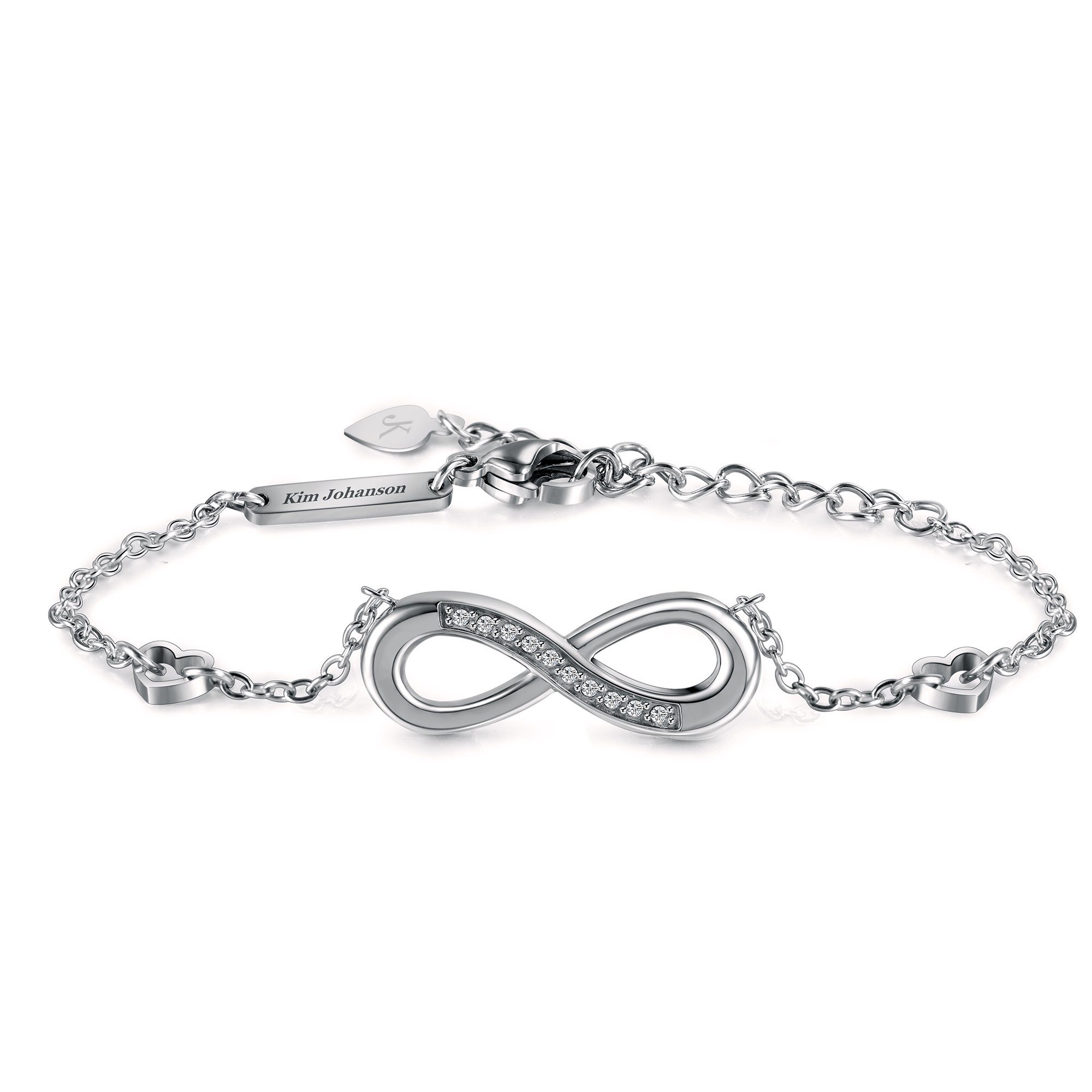 Kim Johanson Armband Infinity aus Edelstahl günstig online kaufen