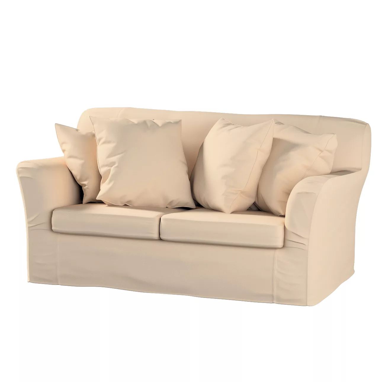 Bezug für Tomelilla 2-Sitzer Sofa nicht ausklappbar, creme-beige, Sofahusse günstig online kaufen