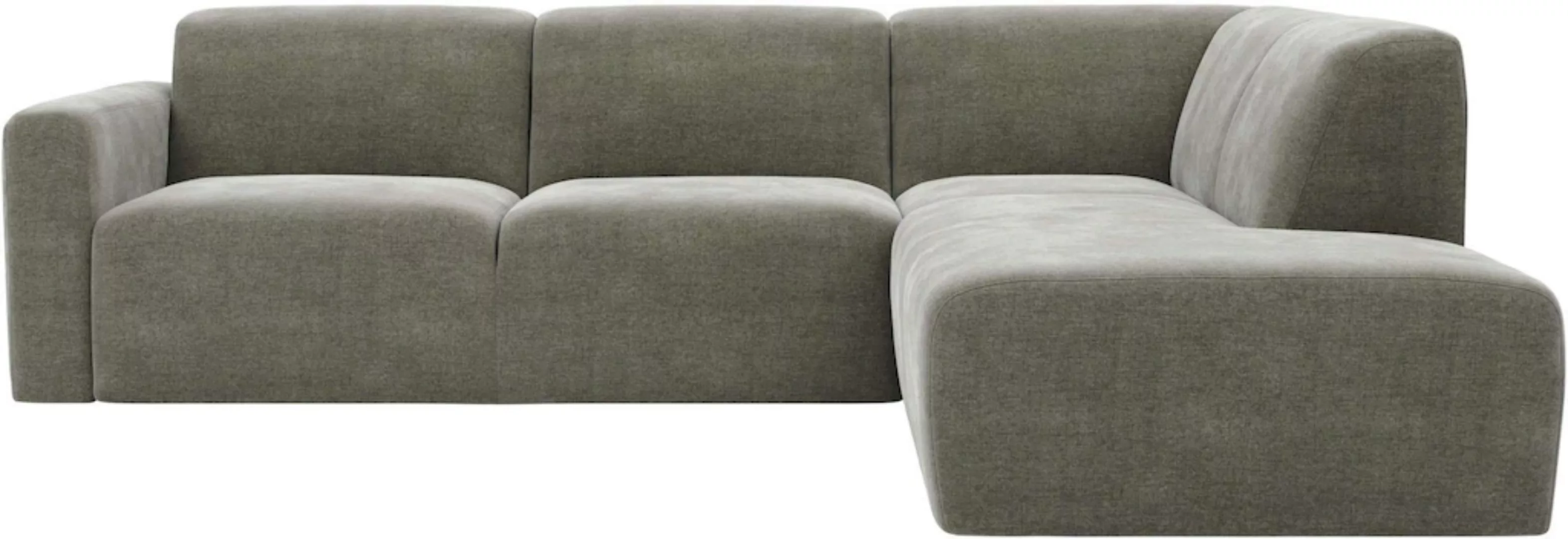 andas Ecksofa "Tvinnum", Breite 255 cm, L-Form, Struktur weich, Chenille, m günstig online kaufen