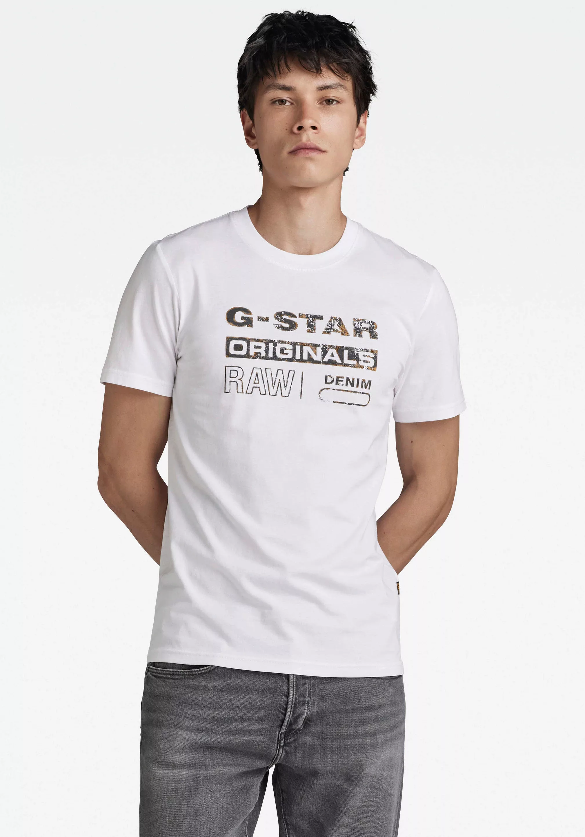 G-Star RAW T-Shirt "Distressed originals" günstig online kaufen
