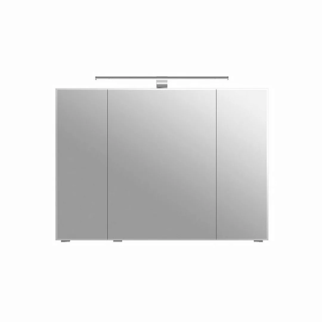Lomadox Spiegelschrank SOLINGEN-66 Badezimmer Schrank weiß Hochglanz, LED A günstig online kaufen