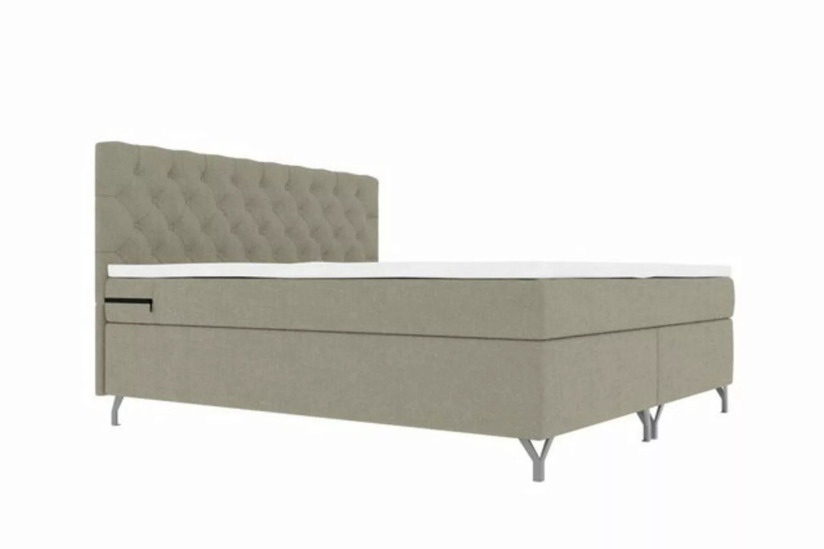 Stylefy Boxspringbett Prestige (Schlafzimmerbett, Bett), 140/160/180 x 200 günstig online kaufen