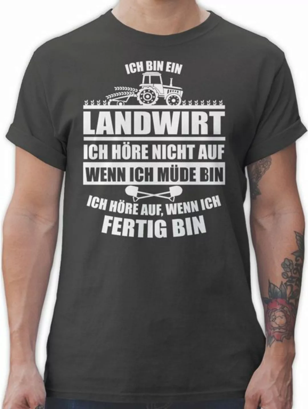 Shirtracer T-Shirt Ich bin ein Landwirt Landwirt Geschenk Bauer günstig online kaufen