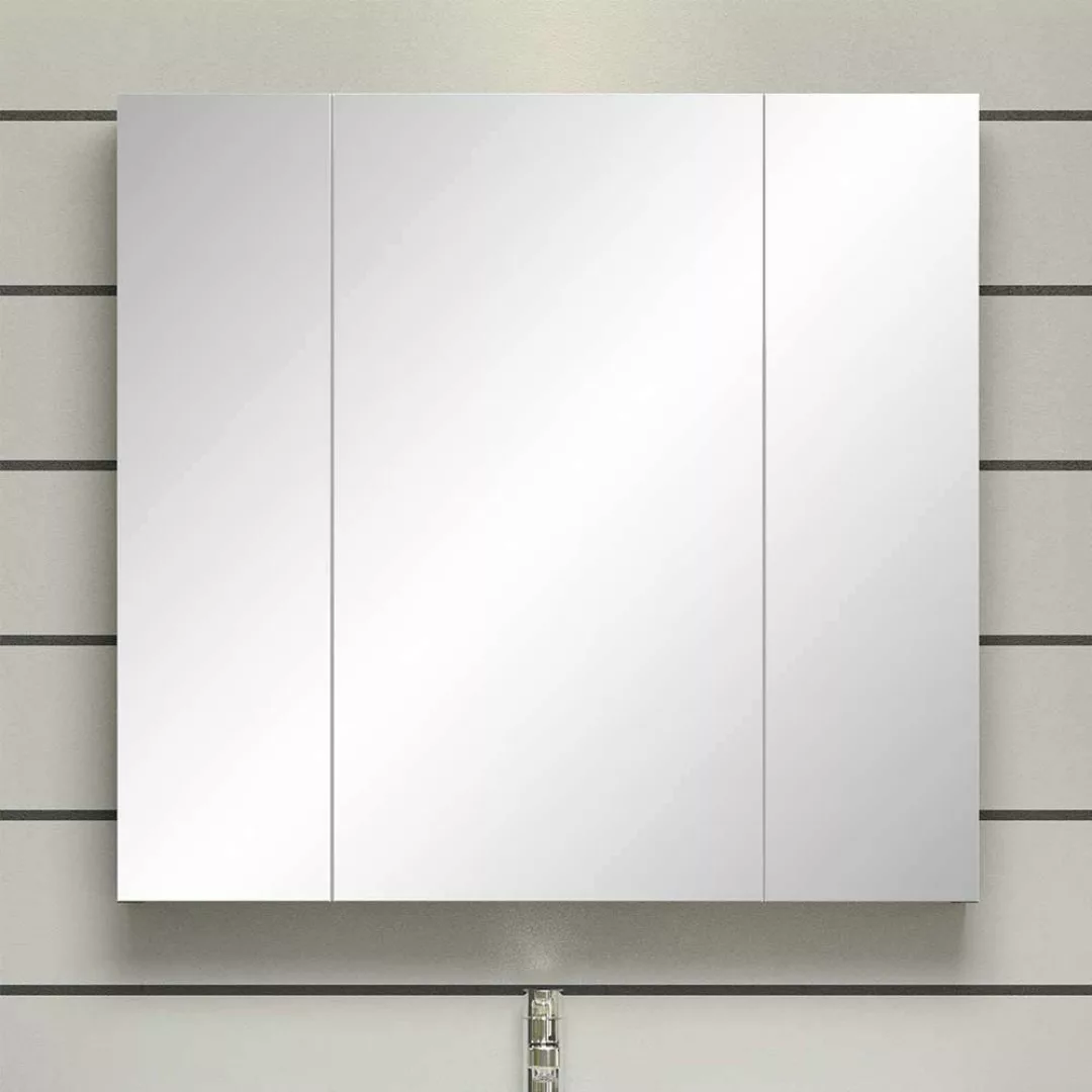 Badezimmerspiegelschrank in modernem Design 80 cm breit günstig online kaufen