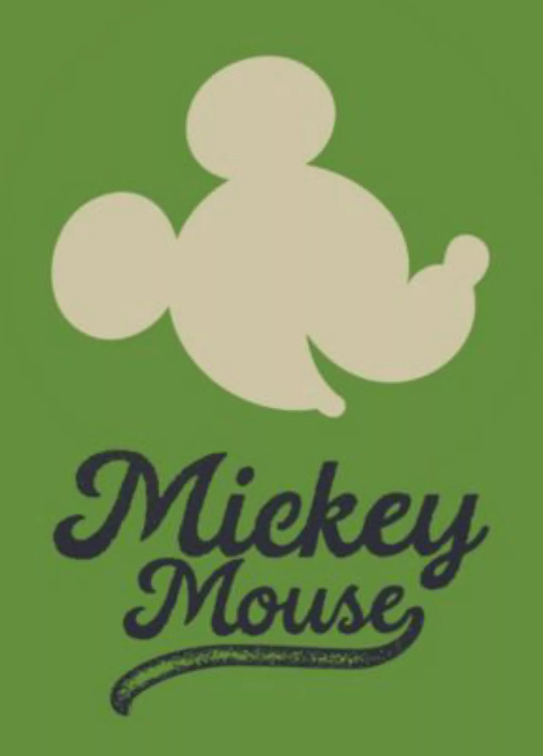 KOMAR Wandbild - Mickey Mouse Green Head - Größe: 50 x 70 cm mehrfarbig Gr. günstig online kaufen