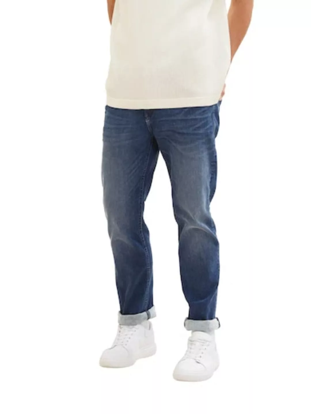 Tom Tailor Herren Jeans JOSH - Slim Fit - Blau - Blue Black Denim günstig online kaufen