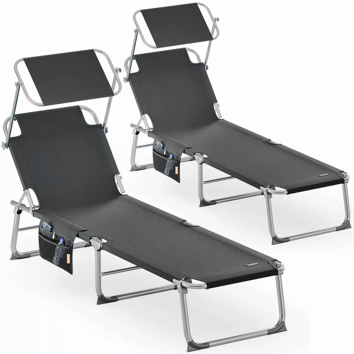 Casaria Gartenliege Ibiza, 2 St., Sonnenliege günstig online kaufen